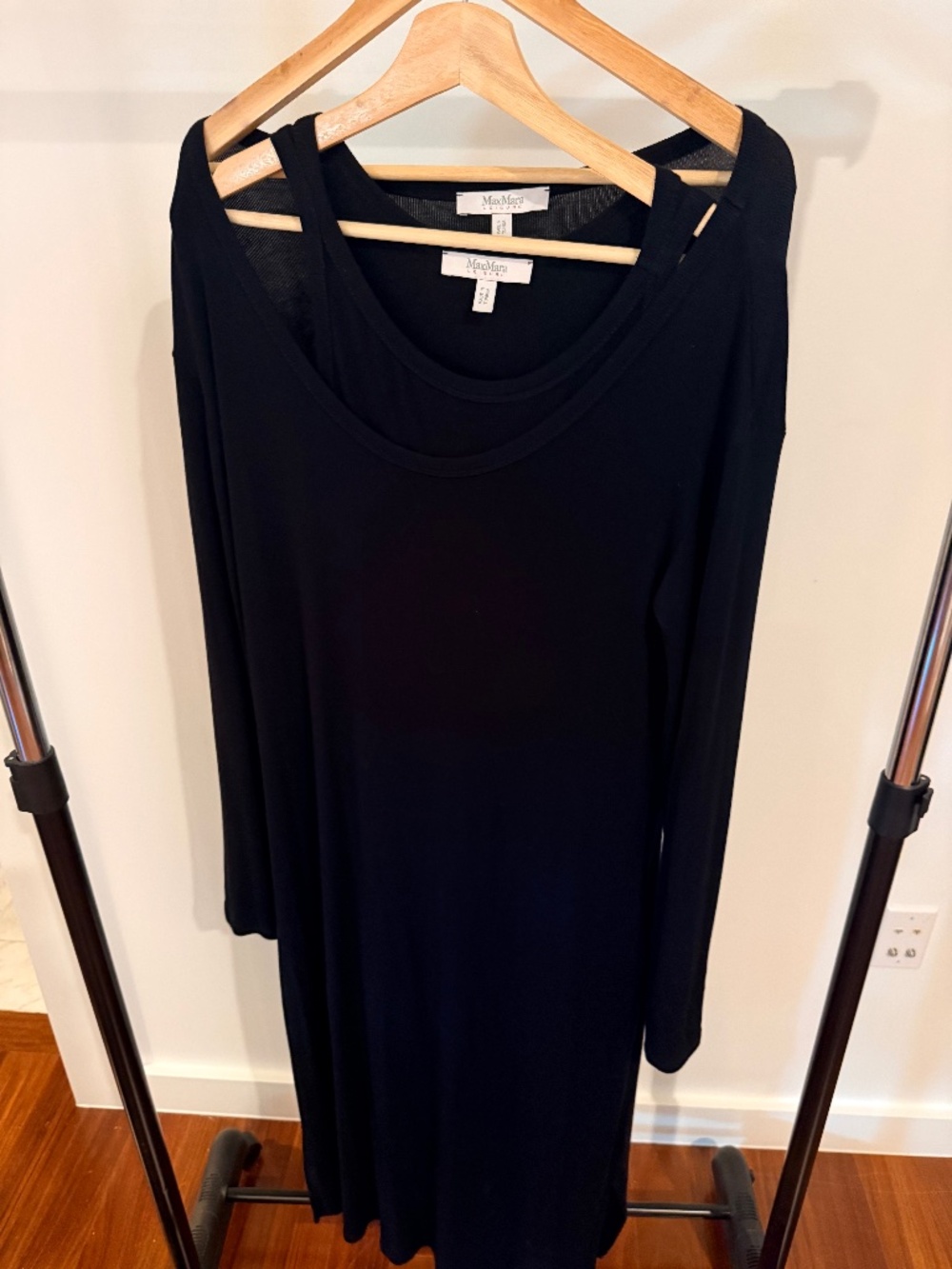 Max Mara Long Sleeve Layered Leisure Dress